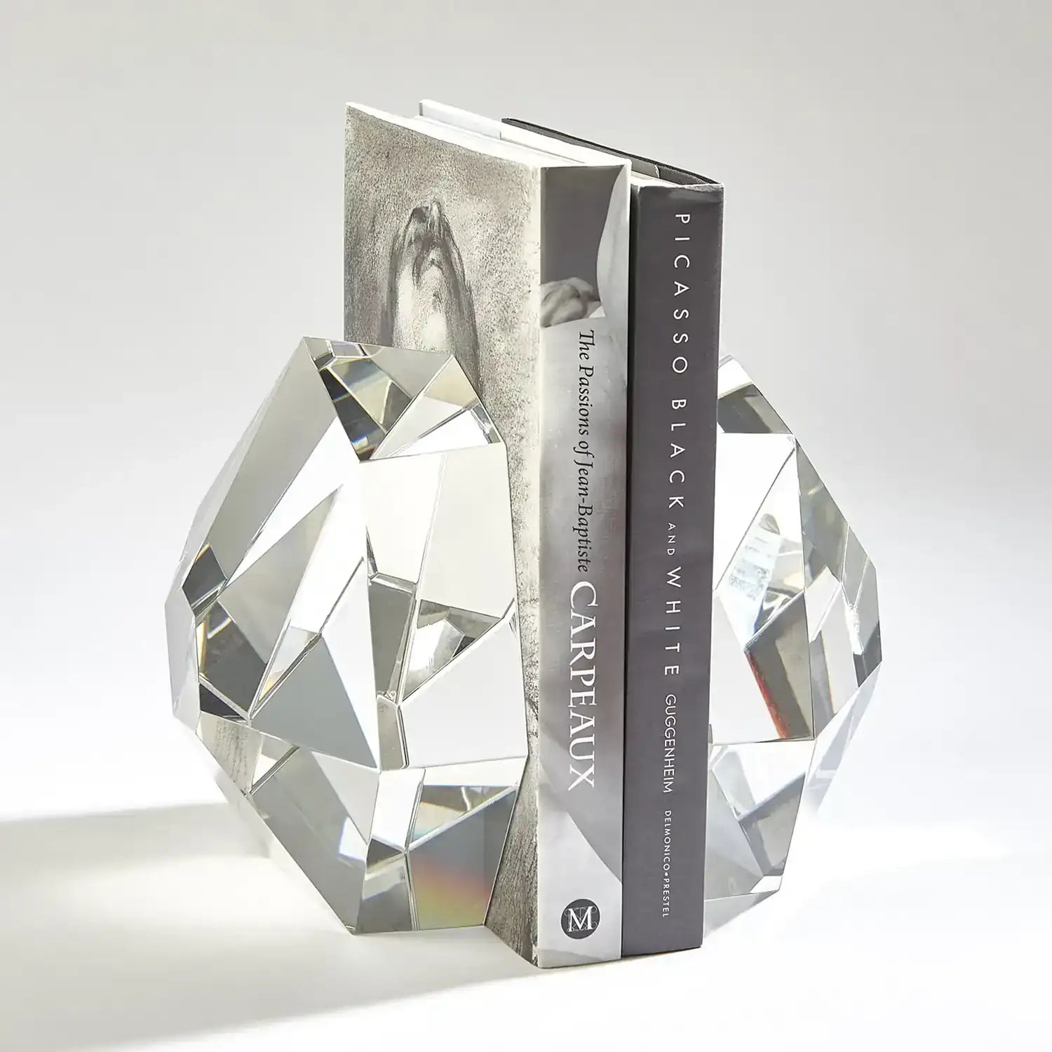 GLOBAL VIEWS S/2 CRYSTAL BOOKENDS - Decorative Accents