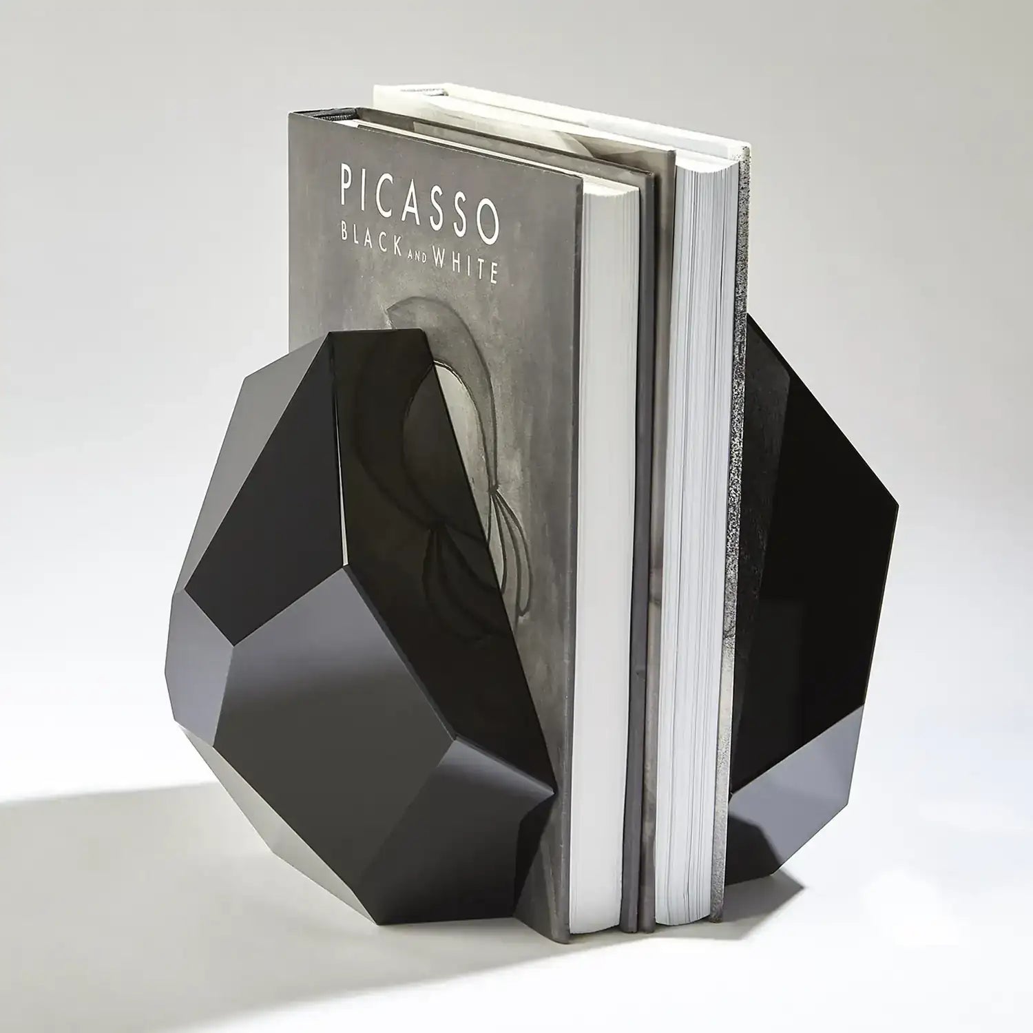 GLOBAL VIEWS S/2 CRYSTAL BOOKENDS - Decorative Accents