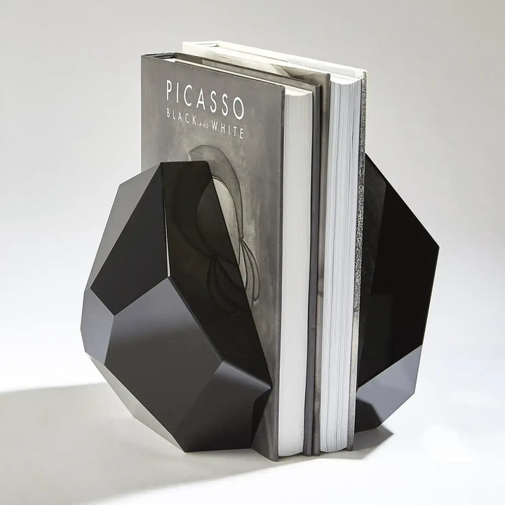 GLOBAL VIEWS S/2 CRYSTAL BOOKENDS - Decorative Accents