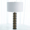 GLOBAL VIEWS, MARBLE STACK LAMP, TABLE LAMPS