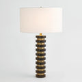 GLOBAL VIEWS, MARBLE STACK LAMP, TABLE LAMPS
