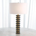 GLOBAL VIEWS, MARBLE STACK LAMP, TABLE LAMPS