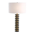 GLOBAL VIEWS, MARBLE STACK LAMP, TABLE LAMPS