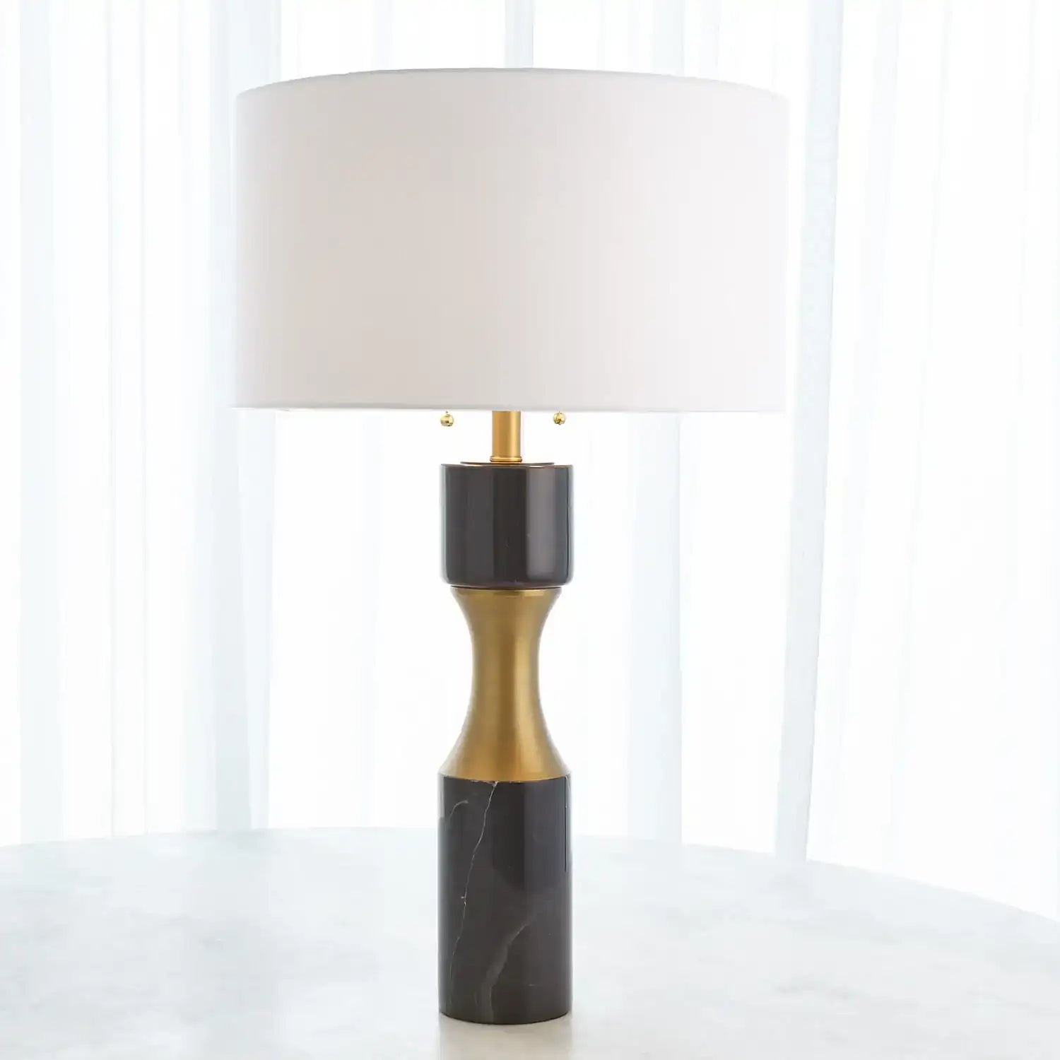 GLOBAL VIEWS, MARBLE CINCH LAMP, TABLE LAMPS
