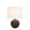 GLOBAL VIEWS, MARBLE SPHERE LAMP, TABLE LAMPS