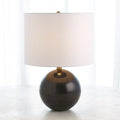 GLOBAL VIEWS, MARBLE SPHERE LAMP, TABLE LAMPS