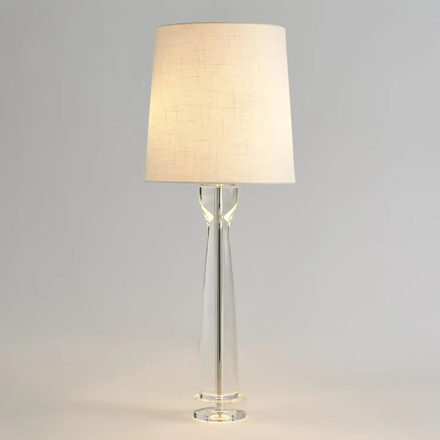 GLOBAL VIEWS, MODERN CRYSTAL COLUMN LAMP, TABLE LAMPS