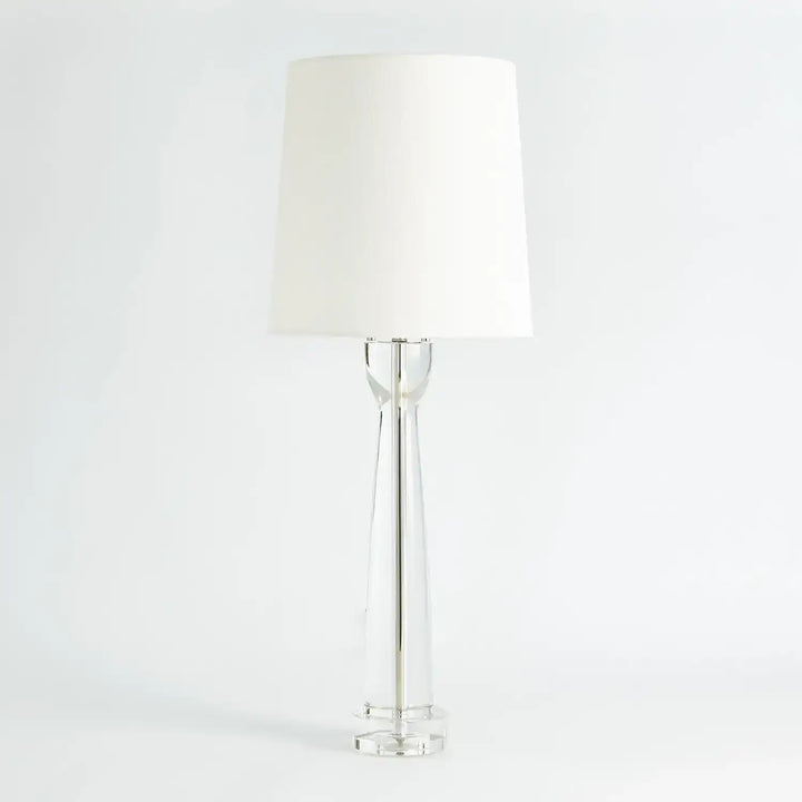 GLOBAL VIEWS, MODERN CRYSTAL COLUMN LAMP, TABLE LAMPS