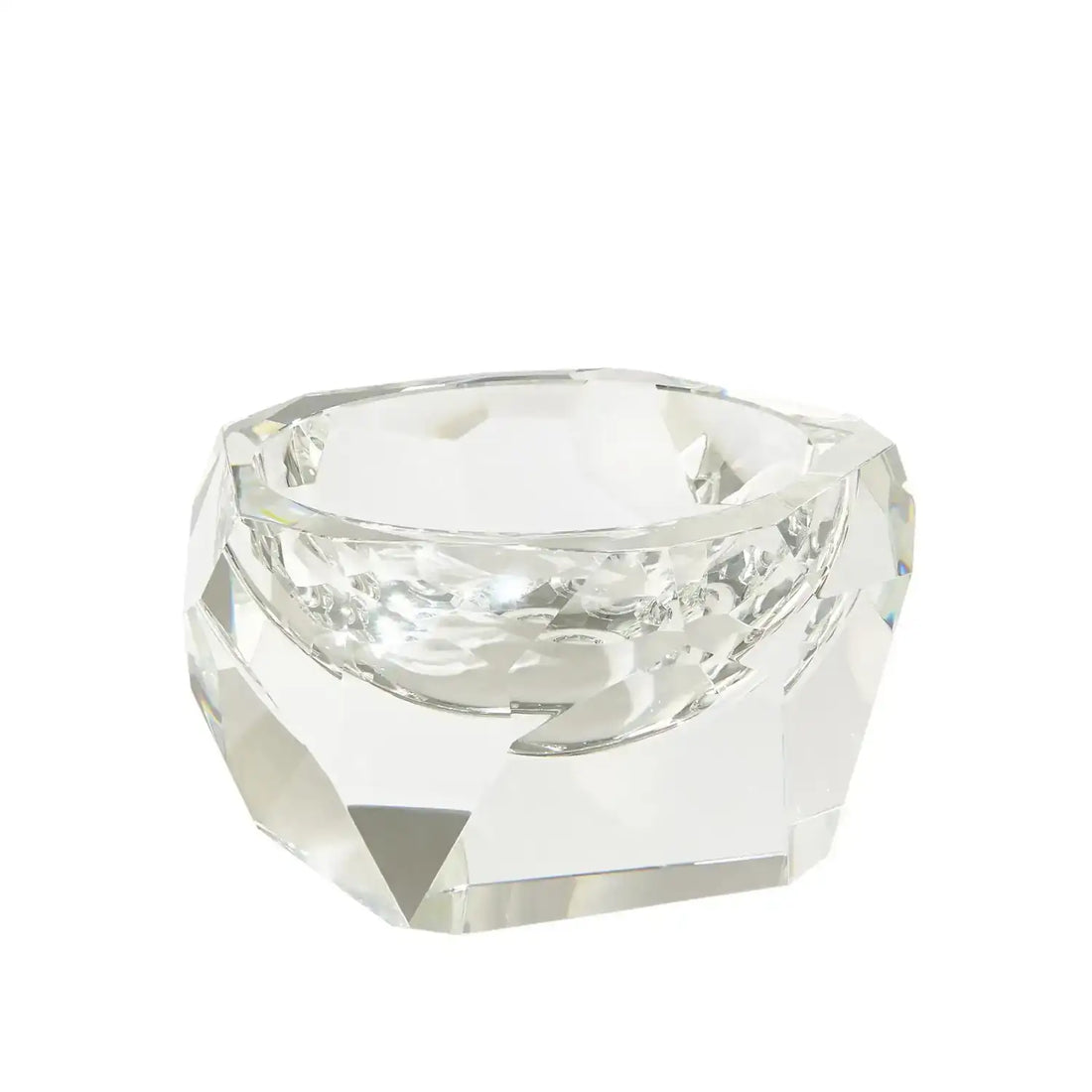 GLOBAL VIEWS MULTI FACET CRYSTAL BOWL - Art