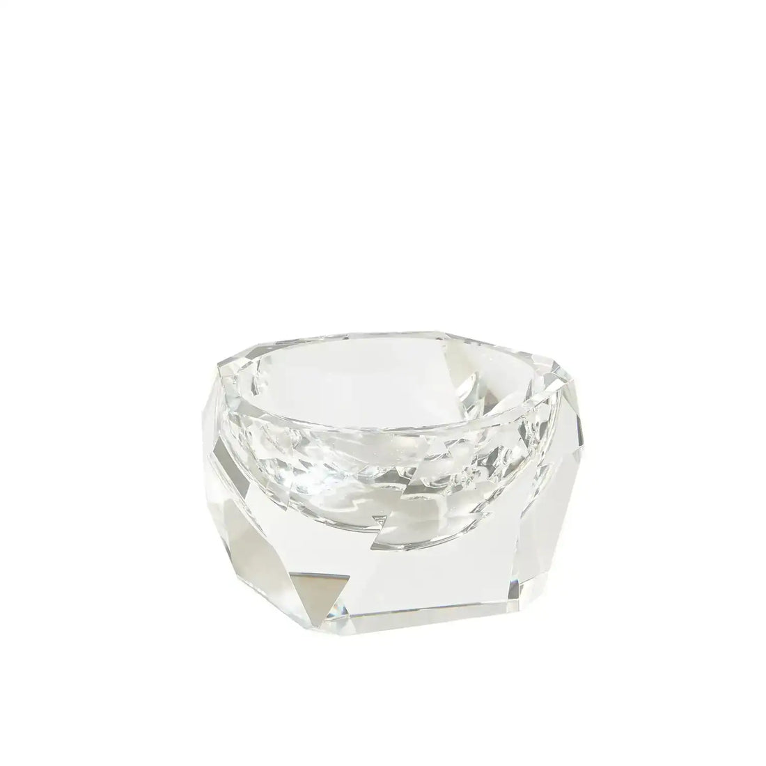 GLOBAL VIEWS MULTI FACET CRYSTAL BOWL - Art