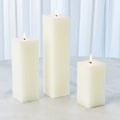 GLOBAL VIEWS SQUARE PILLAR CANDLE - Decorative Accents