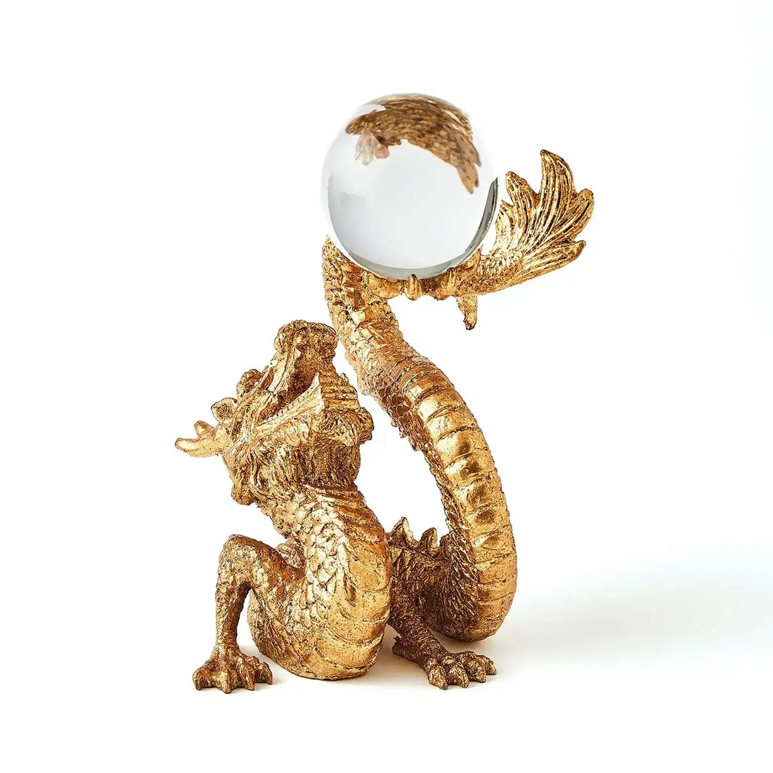 GLOBAL VIEWS DRAGON HOLDING SPHERE - Decorative Accents