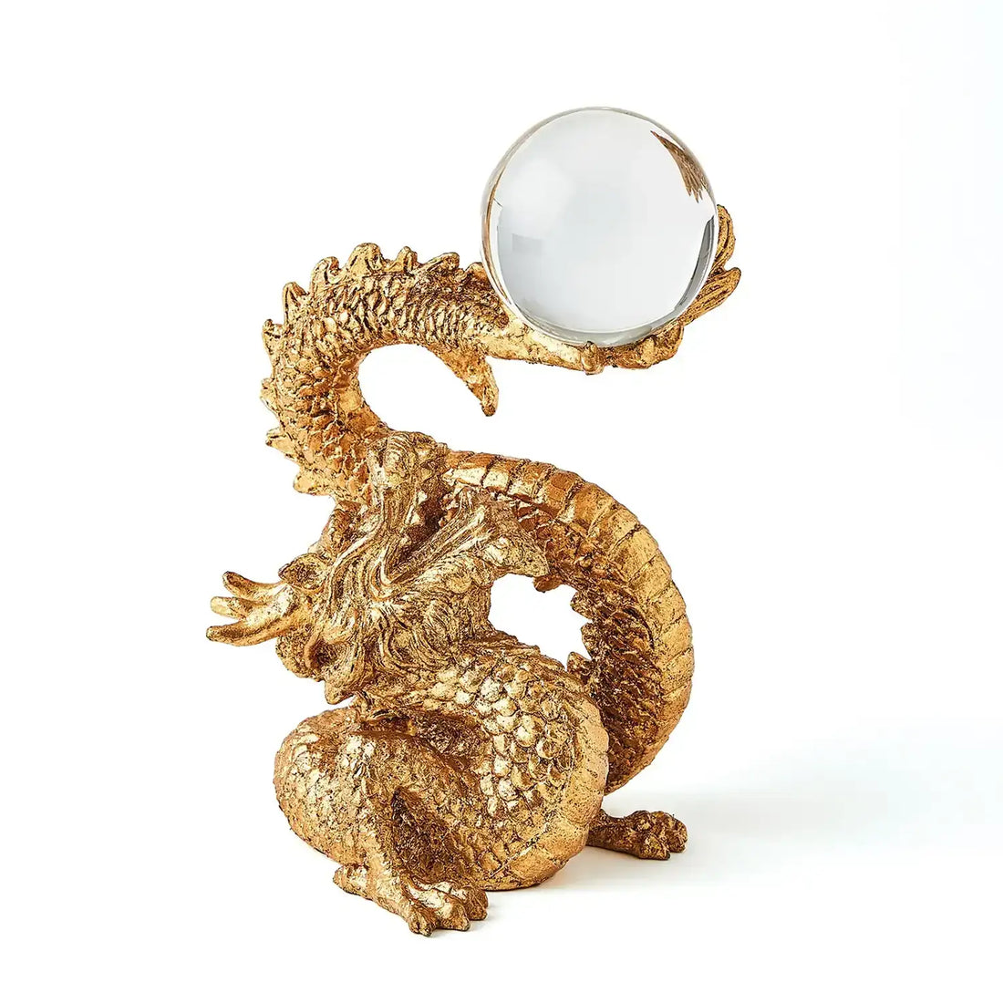 GLOBAL VIEWS DRAGON HOLDING SPHERE - Decorative Accents