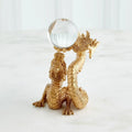 GLOBAL VIEWS DRAGON HOLDING SPHERE - Decorative Accents