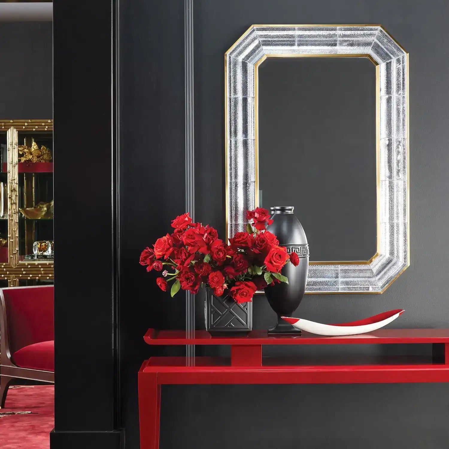 GLOBAL VIEWS CAST GLASS MIRROR - Mirrors