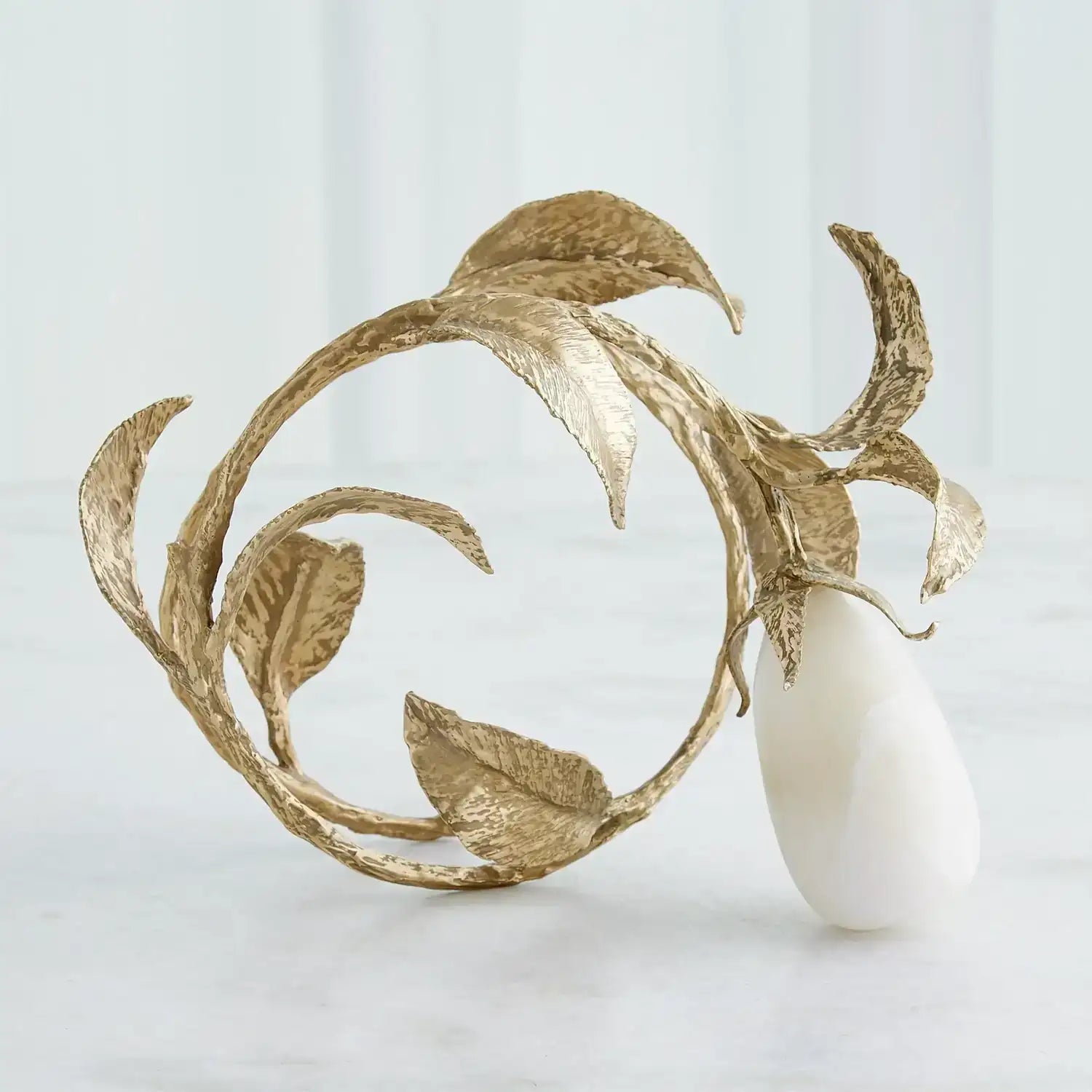 GLOBAL VIEWS STONE FRUIT SCULPTURE - Decorative Accents