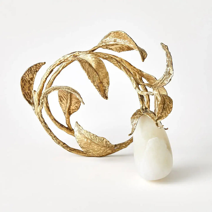 GLOBAL VIEWS STONE FRUIT SCULPTURE - Decorative Accents