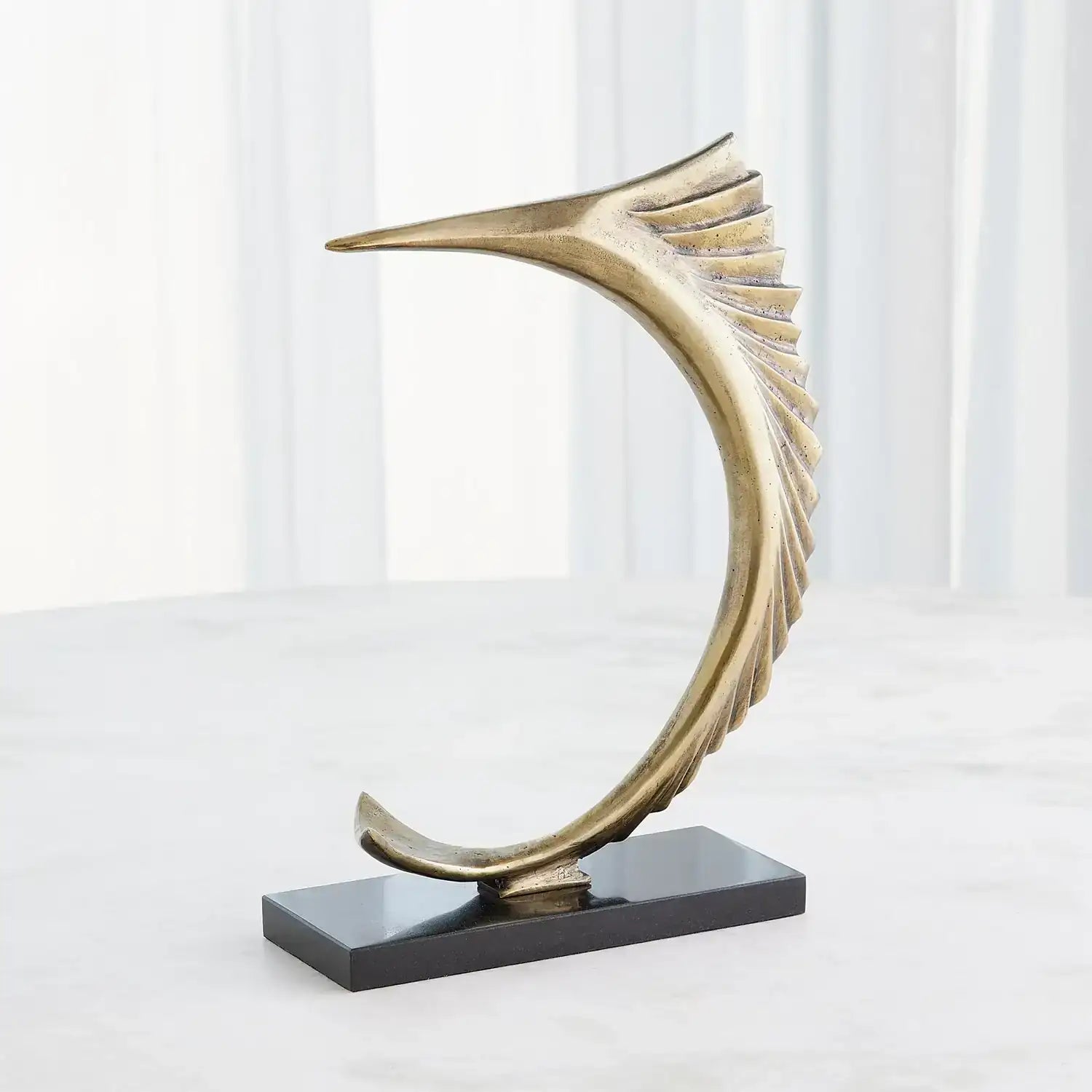 GLOBAL VIEWS SWORDFISH SCULPTURE - Decorative Accents