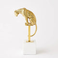 GLOBAL VIEWS PERCHED JAGUAR ON STAND - Decorative Accents