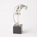 GLOBAL VIEWS PERCHED JAGUAR ON STAND - Decorative Accents