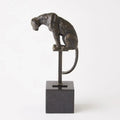 GLOBAL VIEWS PERCHED JAGUAR ON STAND - Decorative Accents
