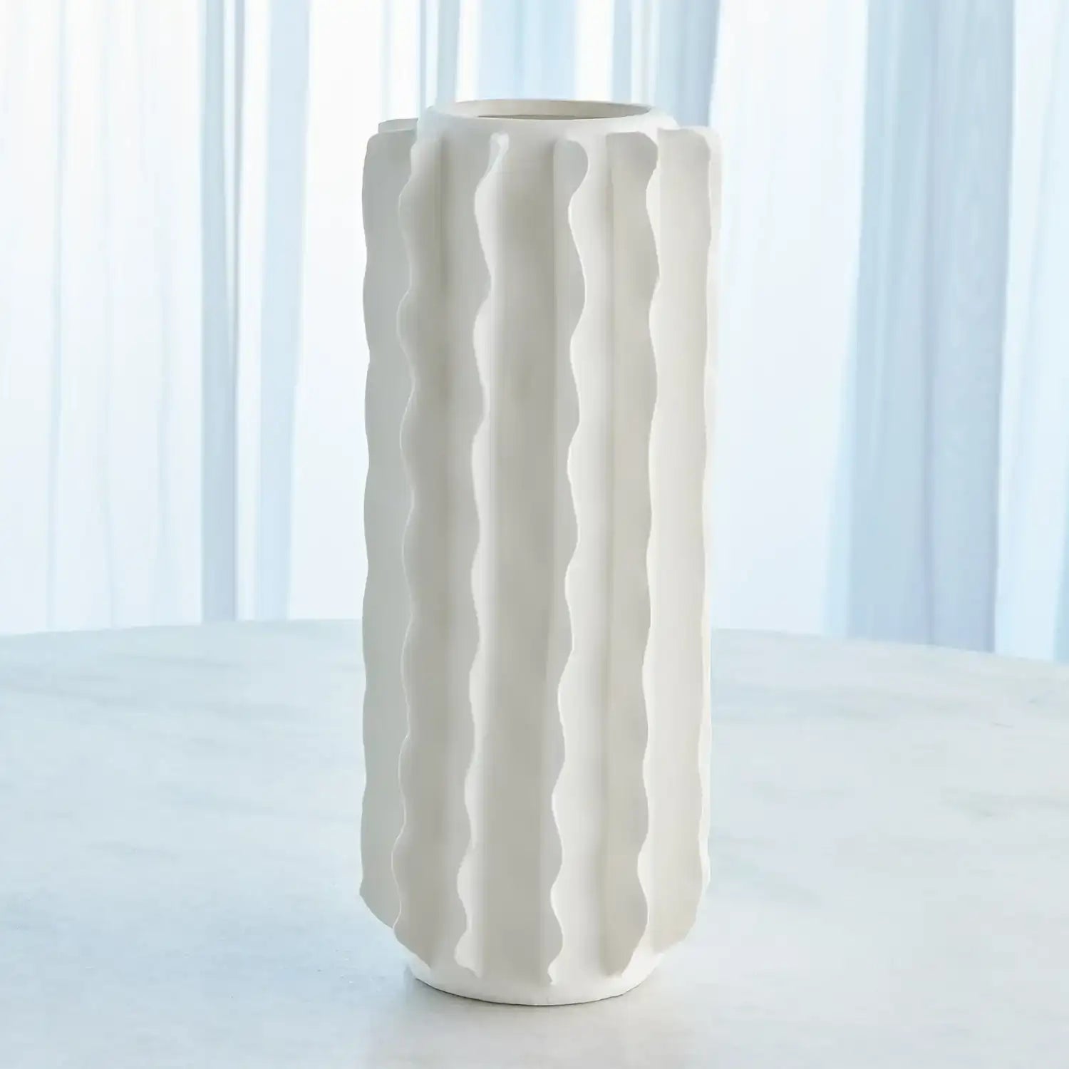 GLOBAL VIEWS FRILLED VASE - Decorative Accents