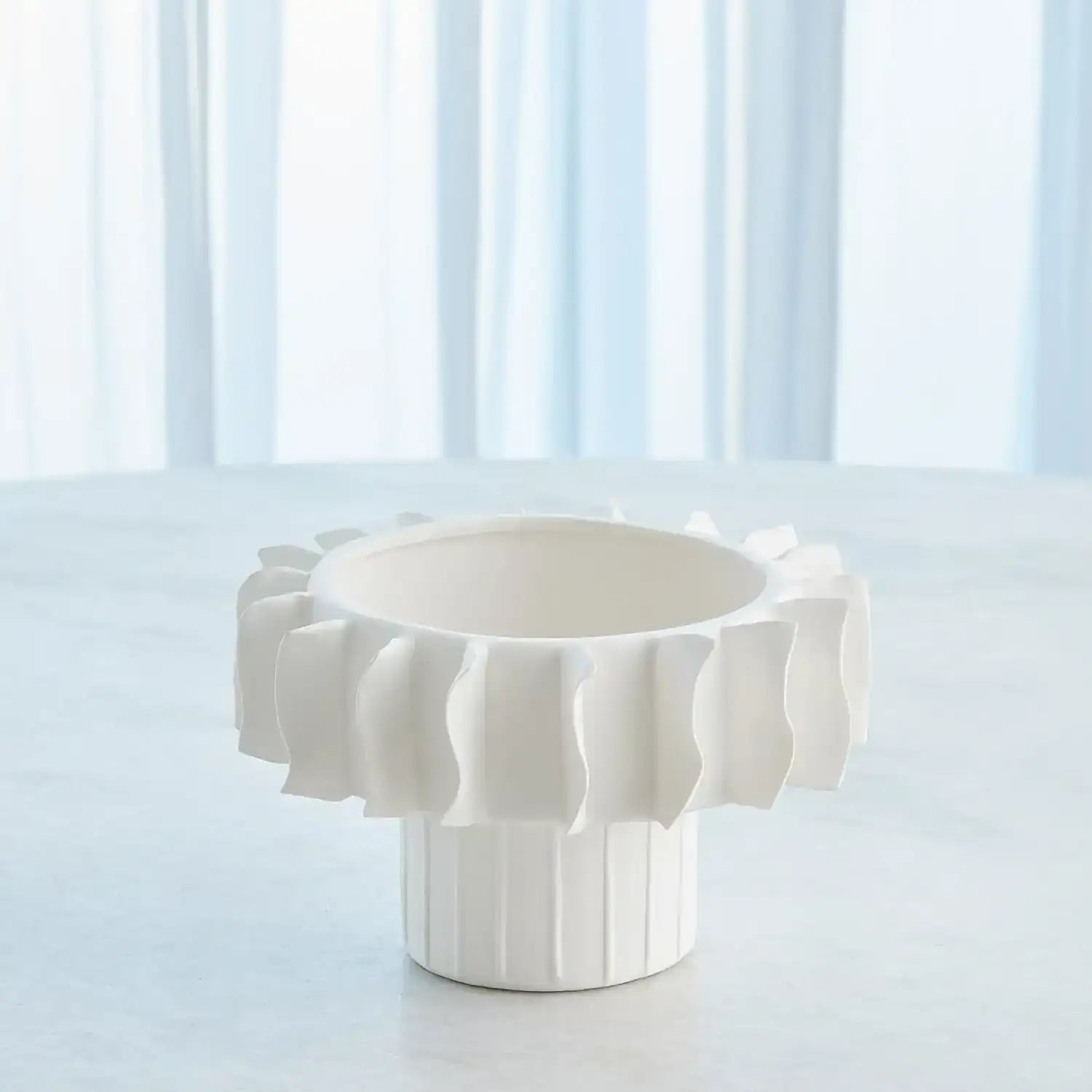 GLOBAL VIEWS FRILLED BOWL - Decorative Accents