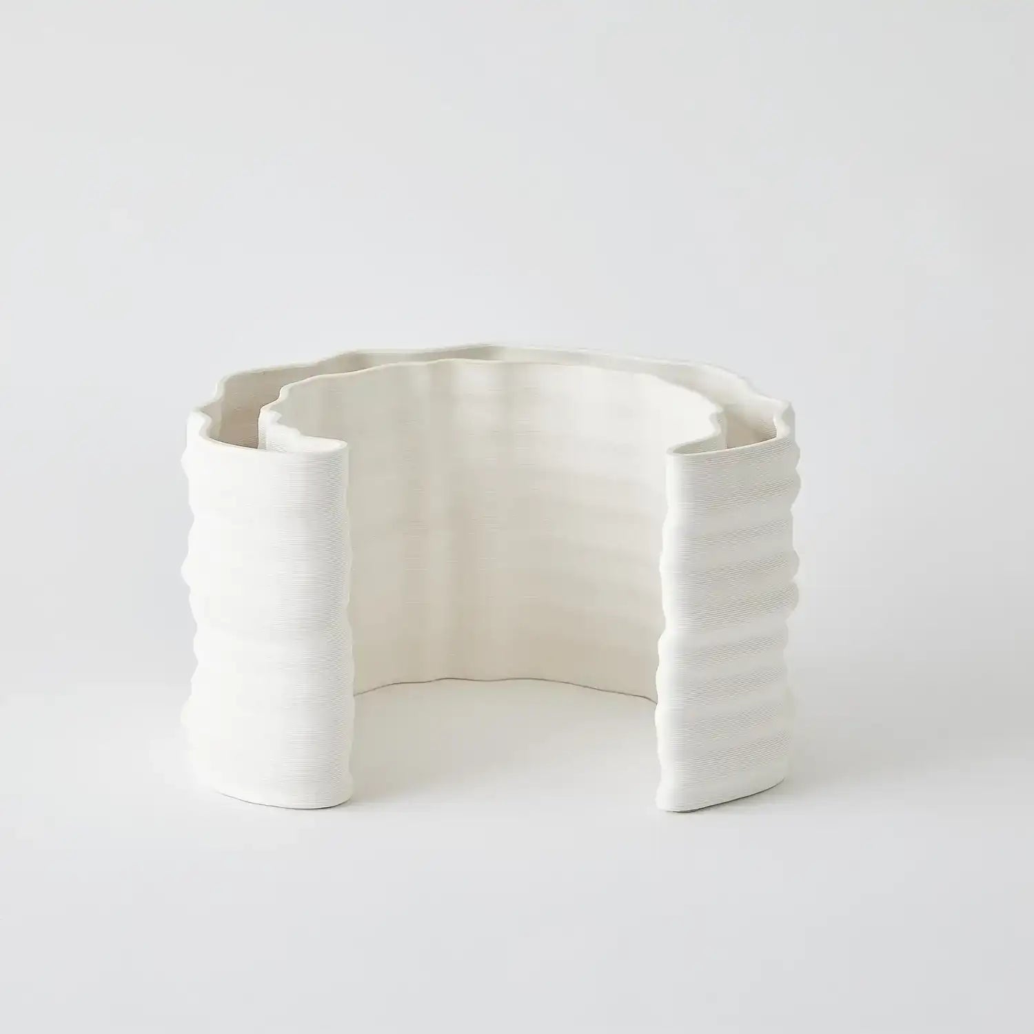 GLOBAL VIEWS CRESCENT PRINTED VASE - Decorative Accents