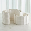 GLOBAL VIEWS CRESCENT PRINTED VASE - Decorative Accents