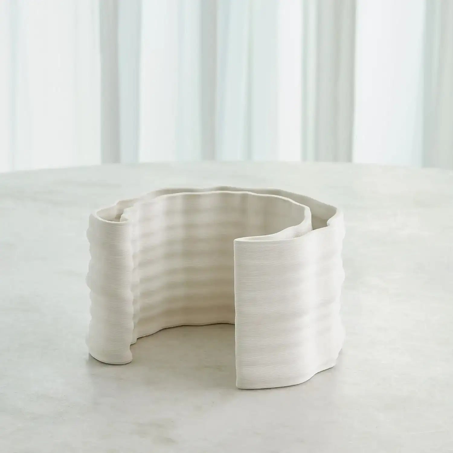 GLOBAL VIEWS CRESCENT PRINTED VASE - Decorative Accents