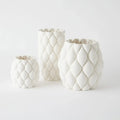 GLOBAL VIEWS PILLOWED PRINTED VASE - Decorative Accents
