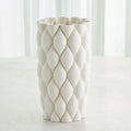 GLOBAL VIEWS PILLOWED PRINTED CYLINDER VASE - Decorative Accents