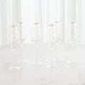 GLOBAL VIEWS S/6 CELEBRATION CHAMPAGNE GLASSES - Decorative Accents
