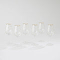 GLOBAL VIEWS S/6 CELEBRATION WINE GLASSES - Decorative Accents