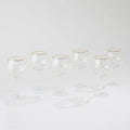 GLOBAL VIEWS S/6 CELEBRATION GOBLET GLASSES - Decorative Accents