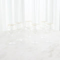GLOBAL VIEWS S/6 CELEBRATION GOBLET GLASSES - Decorative Accents