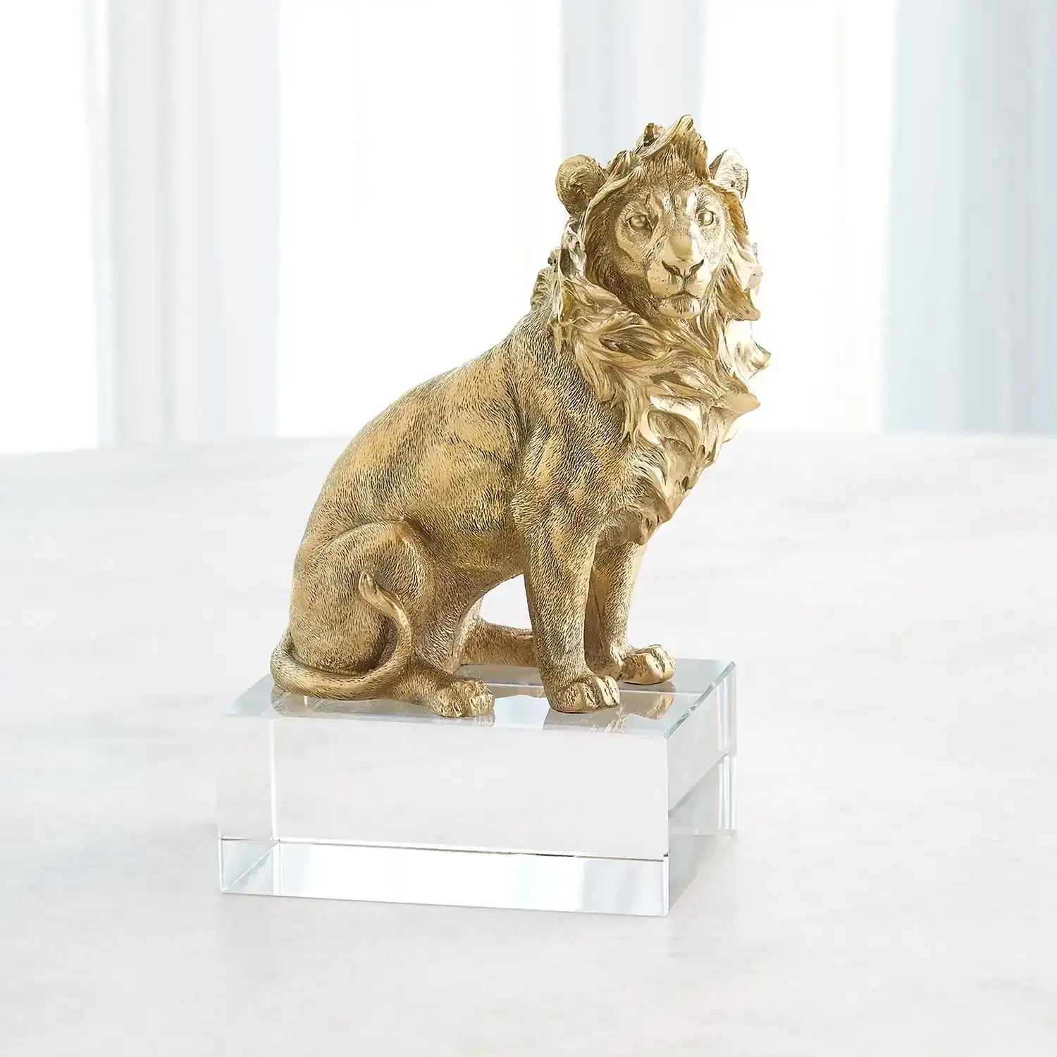 GLOBAL VIEWS LION SCULPTURE - Decorative Accents