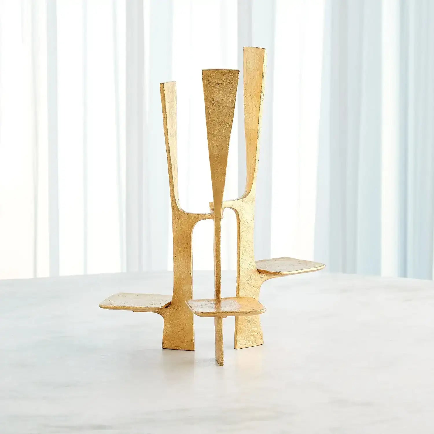 GLOBAL VIEWS TRIUNE CANDLEHOLDER - Decorative Accents