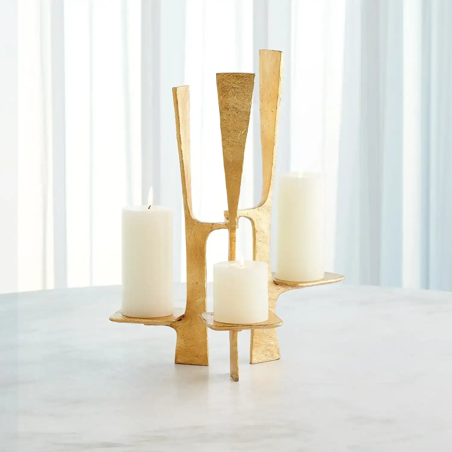 GLOBAL VIEWS TRIUNE CANDLEHOLDER - Decorative Accents