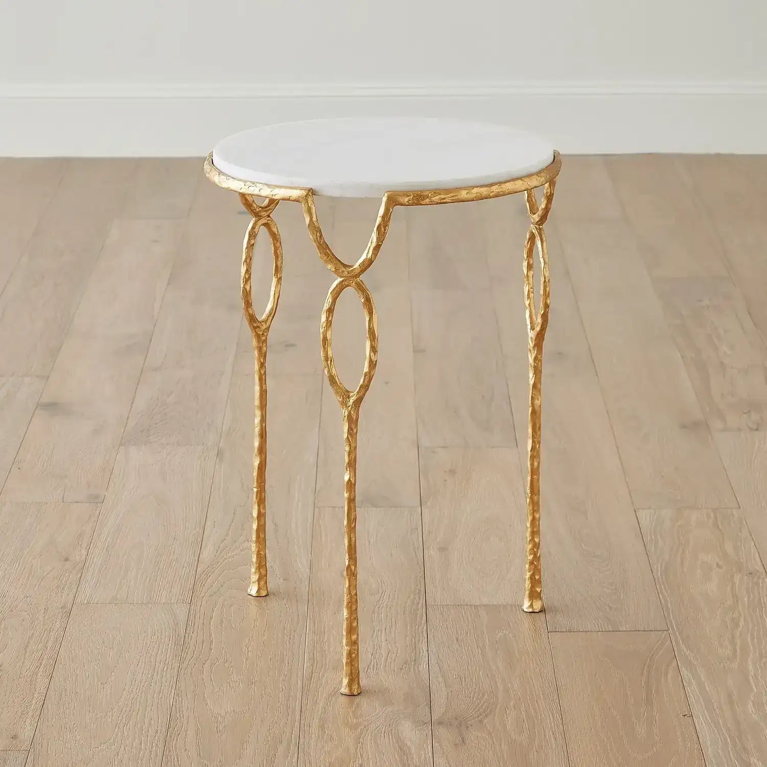 GLOBAL VIEWS CHISELED LOOP TABLE - Side