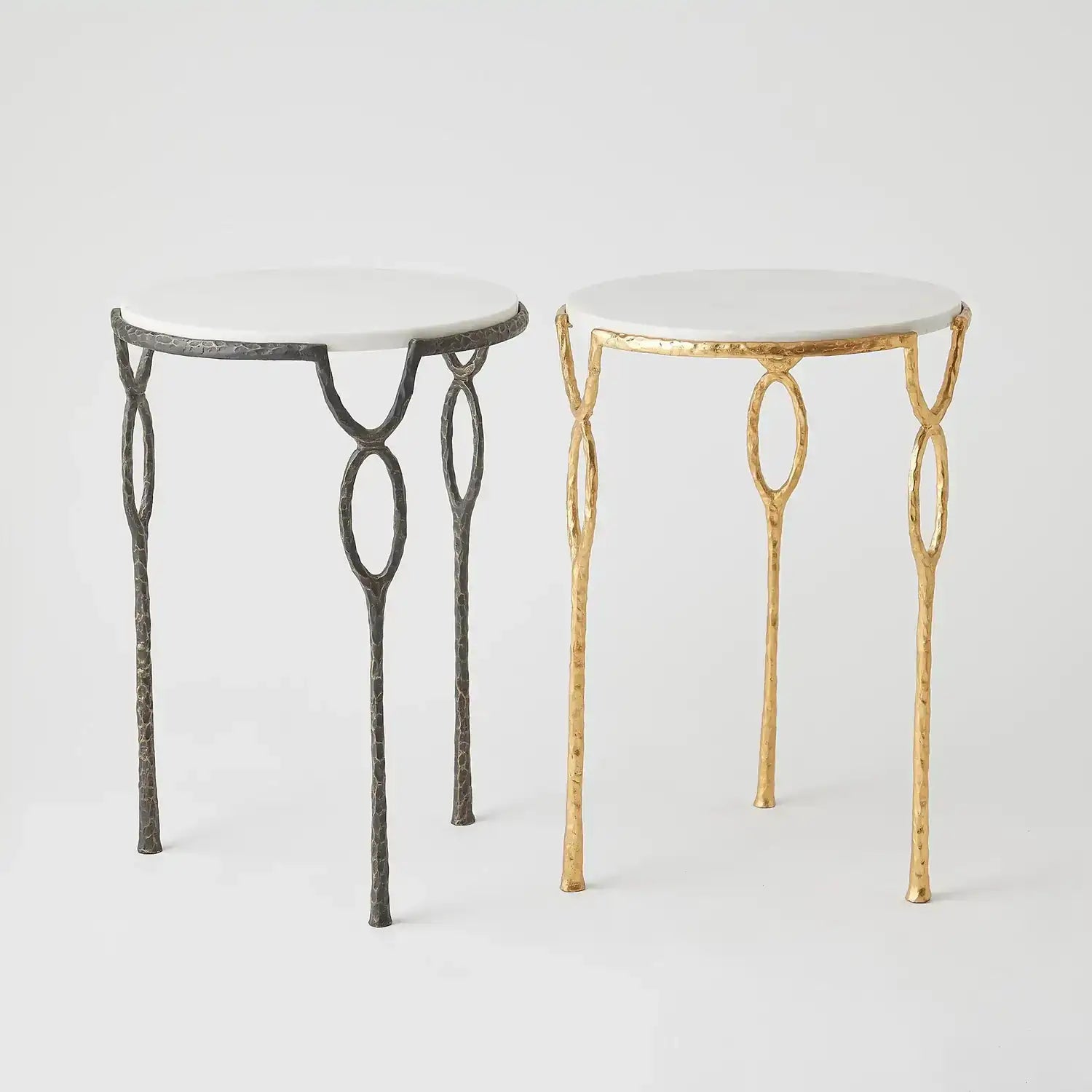 GLOBAL VIEWS CHISELED LOOP TABLE - Side