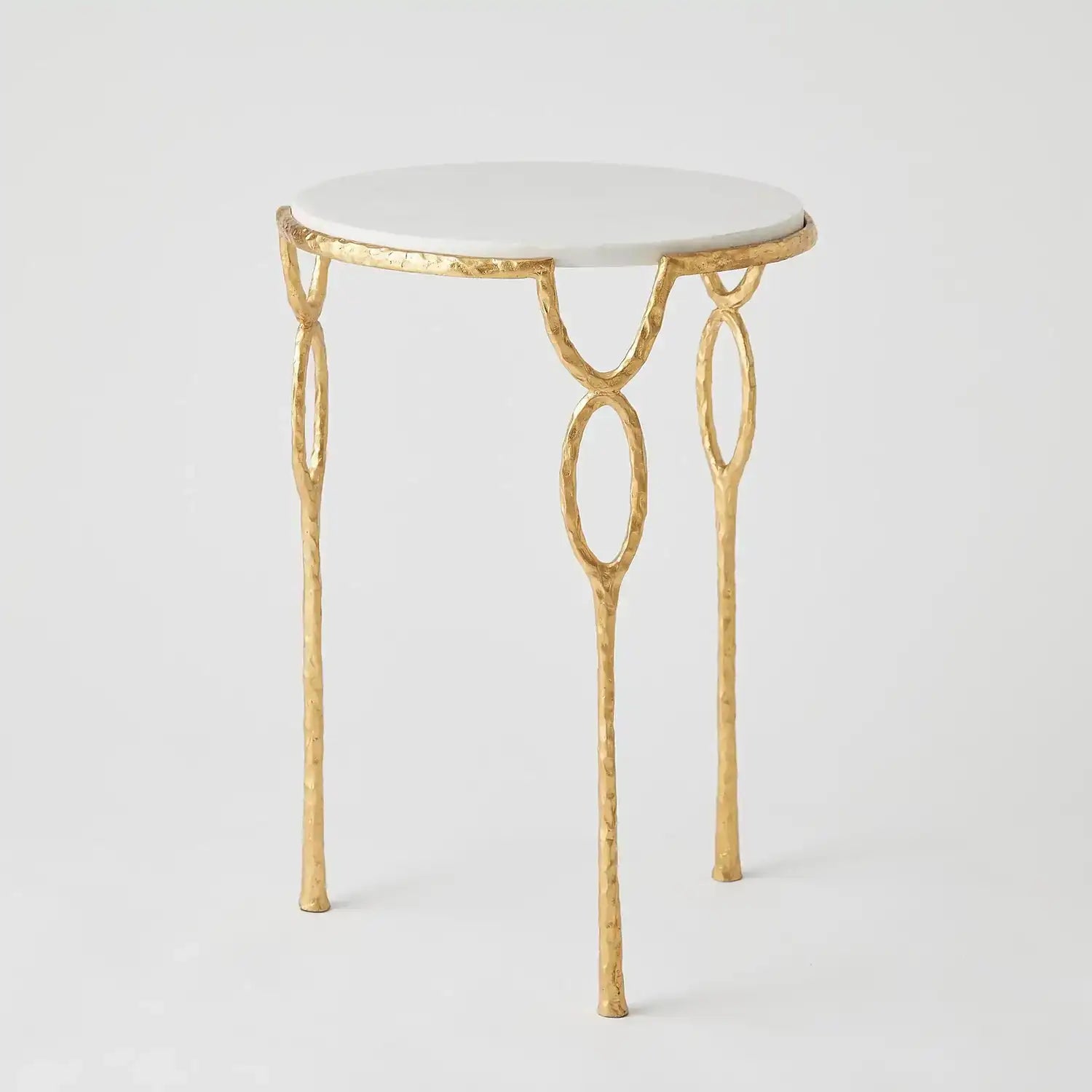 GLOBAL VIEWS CHISELED LOOP TABLE - Side