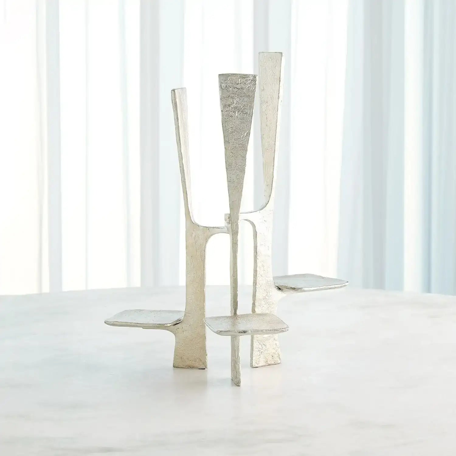 GLOBAL VIEWS TRIUNE CANDLEHOLDER - Decorative Accents