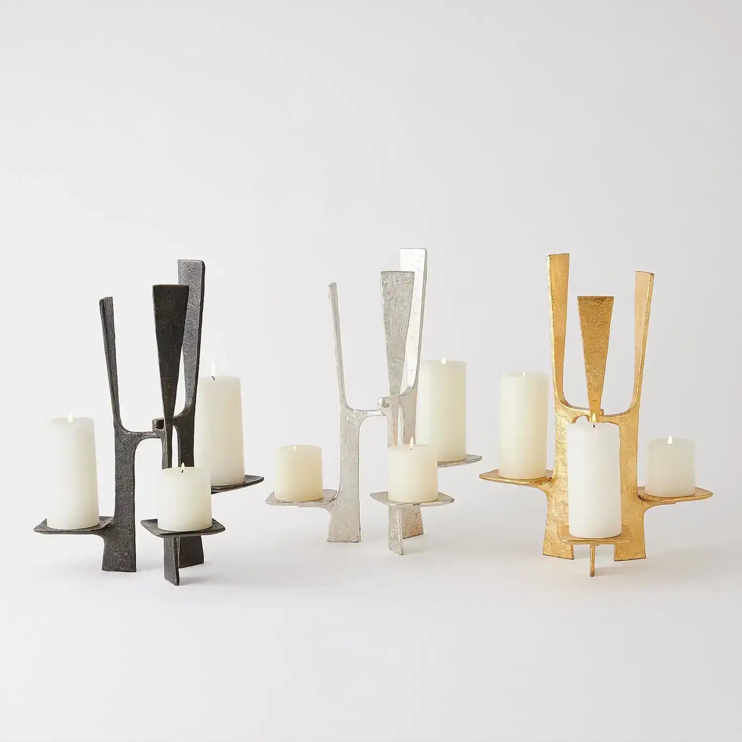 GLOBAL VIEWS TRIUNE CANDLEHOLDER - Decorative Accents