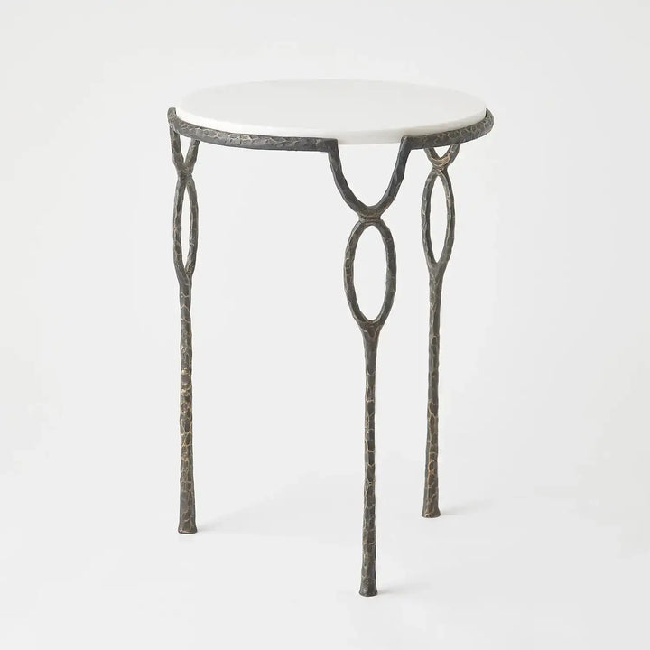GLOBAL VIEWS CHISELED LOOP TABLE - Side