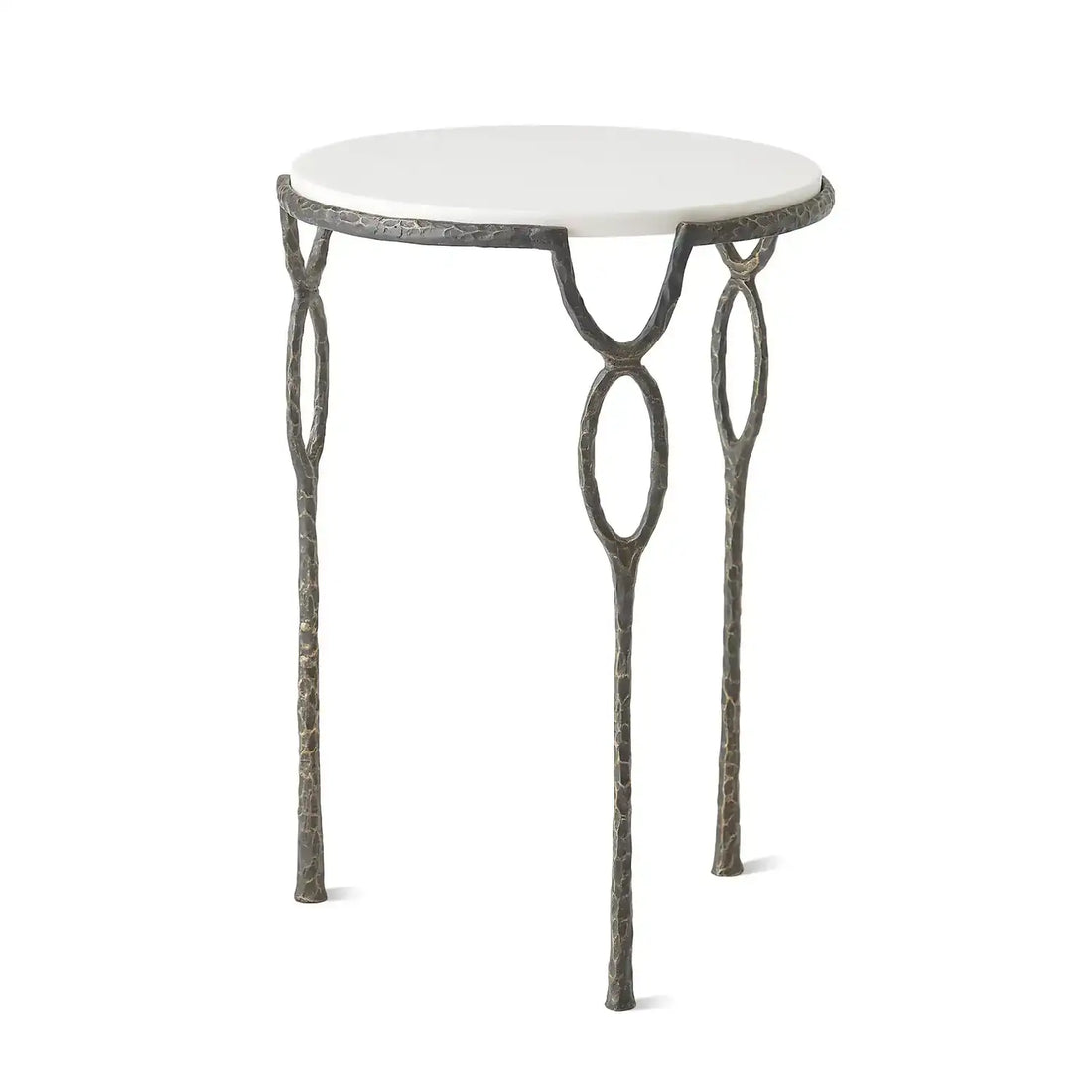 GLOBAL VIEWS CHISELED LOOP TABLE - Side