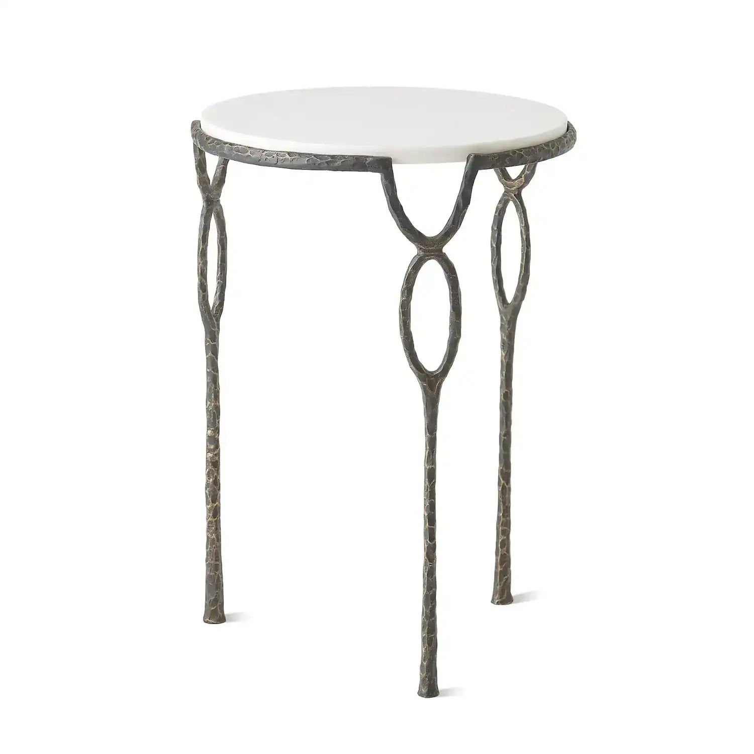 GLOBAL VIEWS CHISELED LOOP TABLE - Side