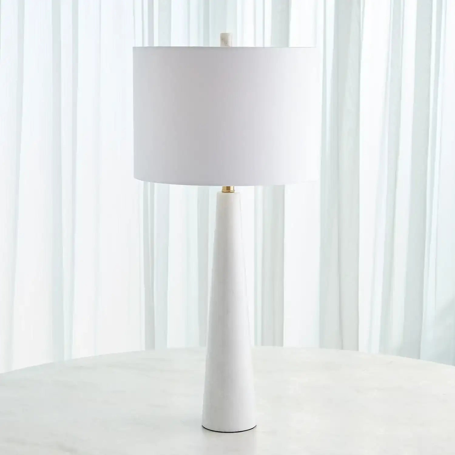 GLOBAL VIEWS, PINNACLE MARBLE LAMP, TABLE LAMPS