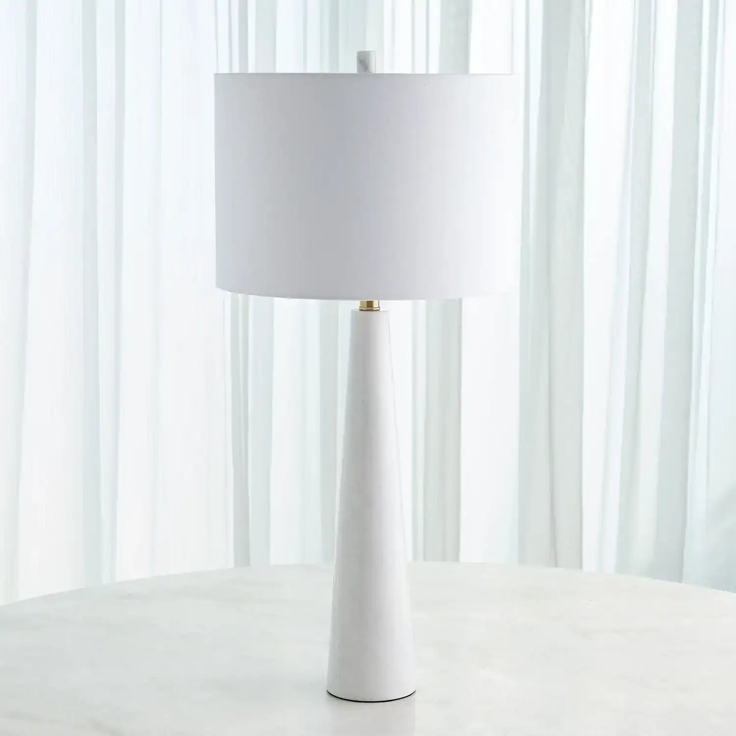 GLOBAL VIEWS, PINNACLE MARBLE LAMP, TABLE LAMPS