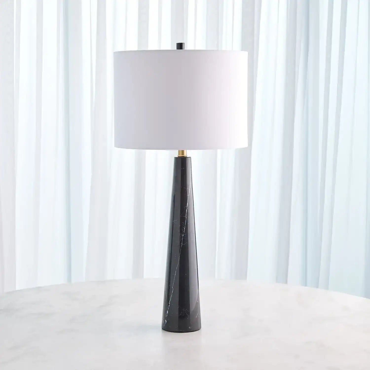 GLOBAL VIEWS, PINNACLE MARBLE LAMP, TABLE LAMPS
